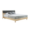 Bente - F Bed 5ft - Lindberg Oak/Grey