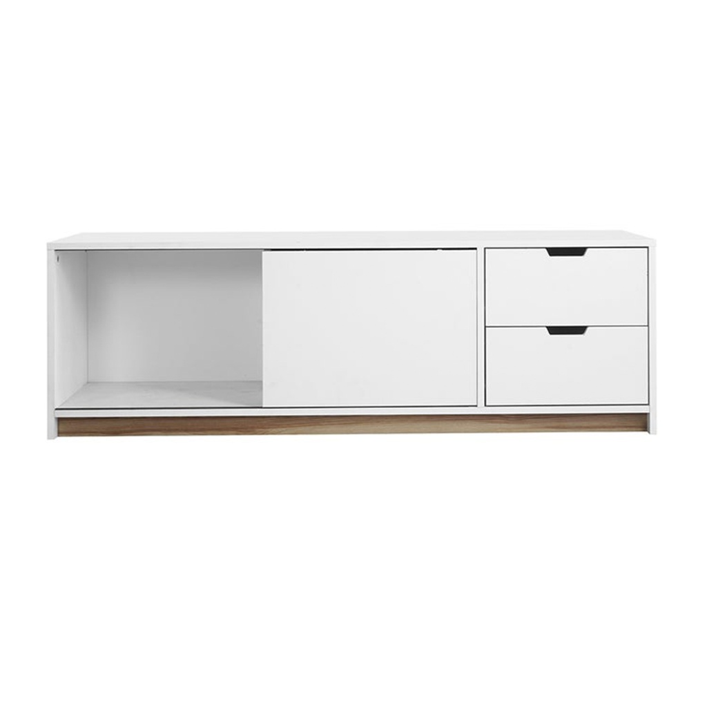 KC- Play Whitie Sideboard TV140 - White/Lindberg Oak