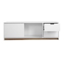 KC- Play Whitie Sideboard TV140 - White/Lindberg Oak