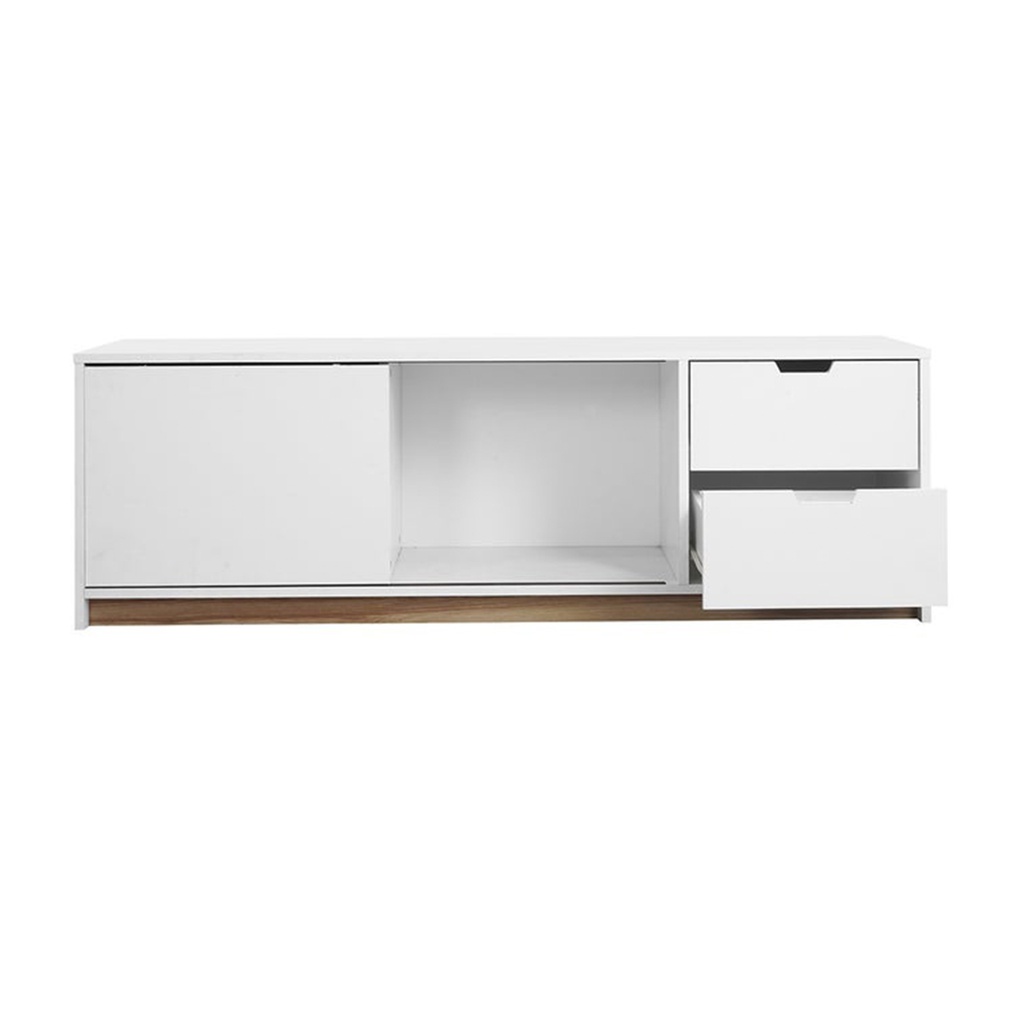 KC- Play Whitie Sideboard TV140 - White/Lindberg Oak