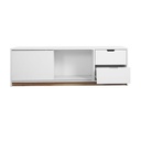 KC- Play Whitie Sideboard TV140 - White/Lindberg Oak