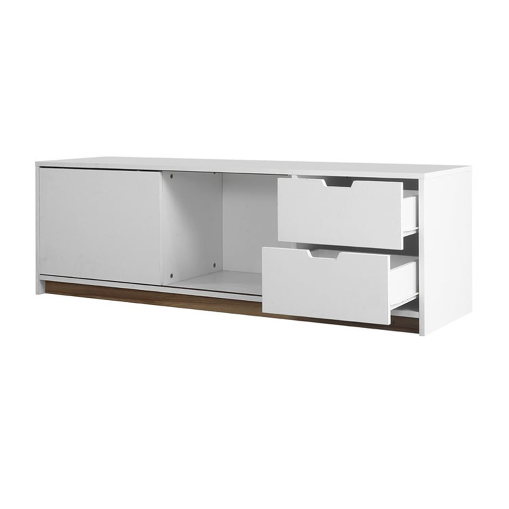 KC- Play Whitie Sideboard TV140 - White/Lindberg Oak