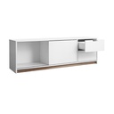 KC- Play Whitie Sideboard TV140 - White/Lindberg Oak