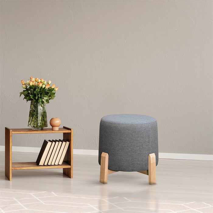 KC-Play Wij Stool- Lindberg Oak/FB/Dark Grey