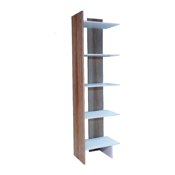 KC-Play Peak-L Shelf C45-White/Lindberg Oak