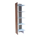 KC-Play Peak-L Shelf C45-White/Lindberg Oak