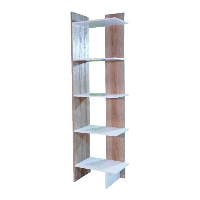 KC-Play Peak-L Shelf C45-White/Lindberg Oak