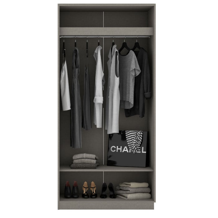 Blox Wardrobe WO100-60-210/OP-A/Door DE01 - Clinen/Legato