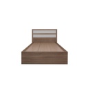 Malfoy Bed 3.5ft - Solid Oak/White