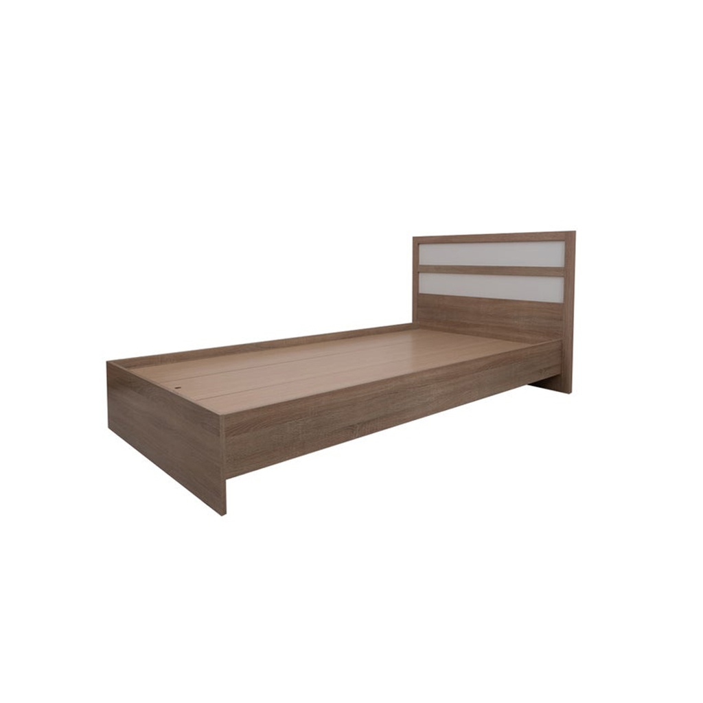 Malfoy Bed 3.5ft - Solid Oak/White