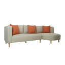 KC-Play Kuru Sofa-Right Corner-Cream/Orange