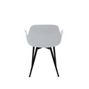 Timson-B Dining Chair-Steel Black/White