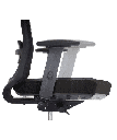 Merryfair Forte High Back Office Chair - Black - Polished Aluminum Base - 969YMA69NP