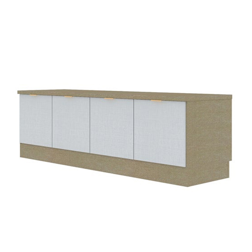 Contini Plus Sideboard TV160/DE01-Cream Linen/White Llines