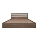 Malfoy Bed 5ft - Solid Oak/White