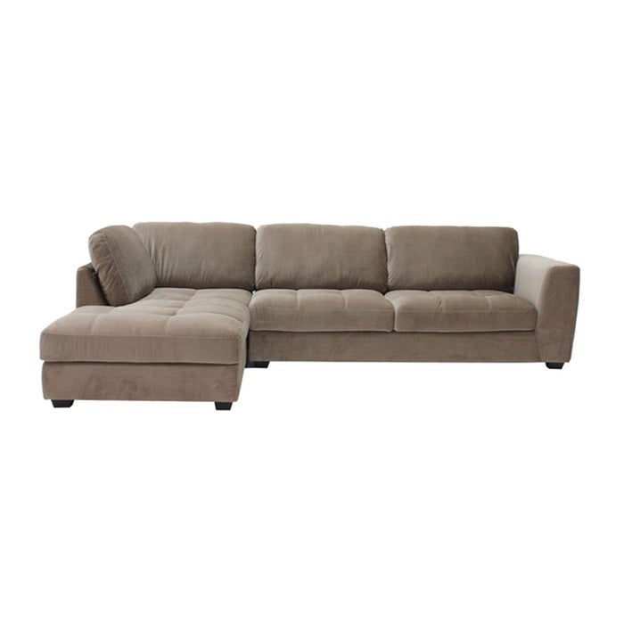 Lassie Sofa - Left Corner - Fabric Light Brown