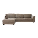 Lassie Sofa - Left Corner - Fabric Light Brown