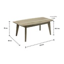 Lioly Coffee Table-Natural Wood