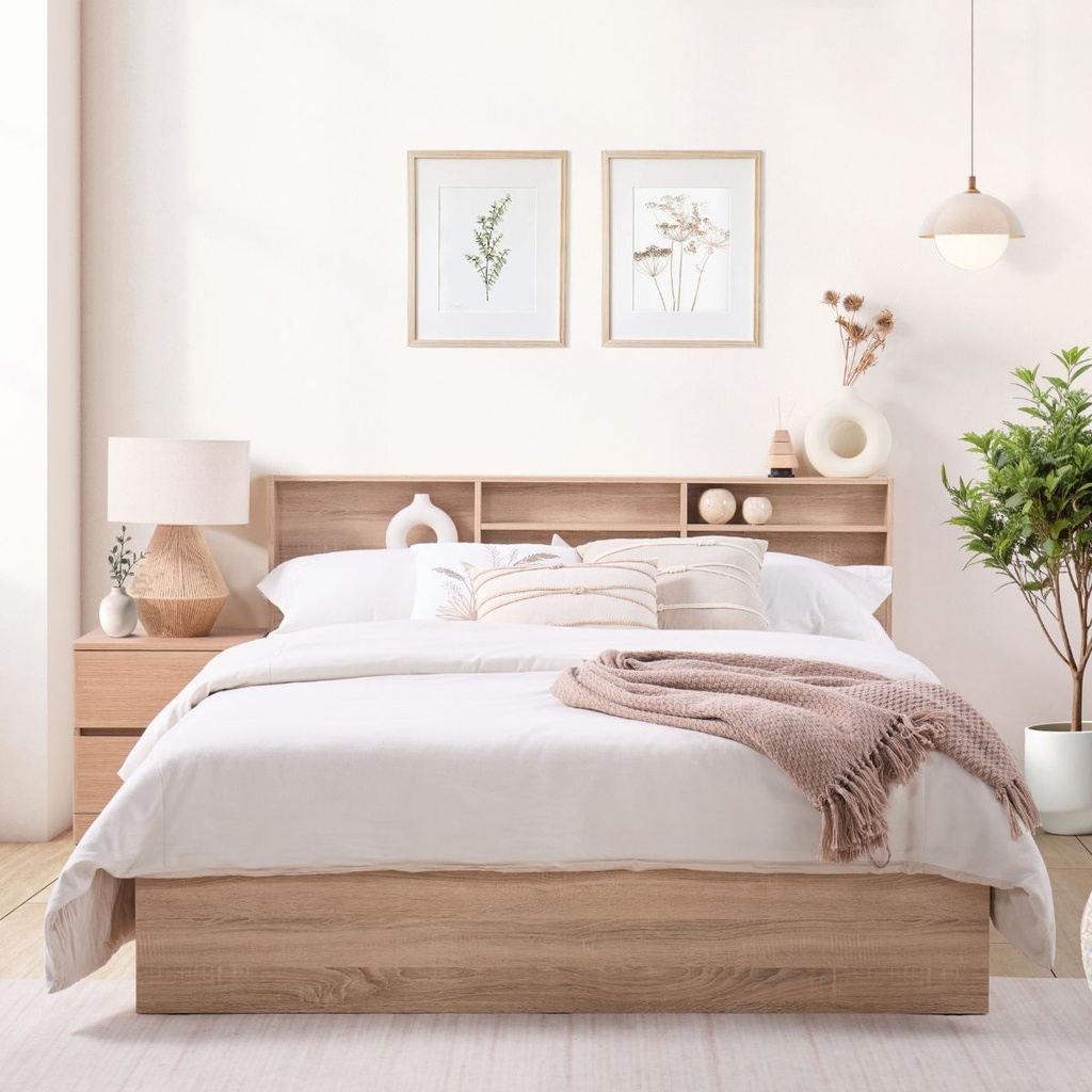 [19209762] Haley Bed 5ft - SOLID OAK
