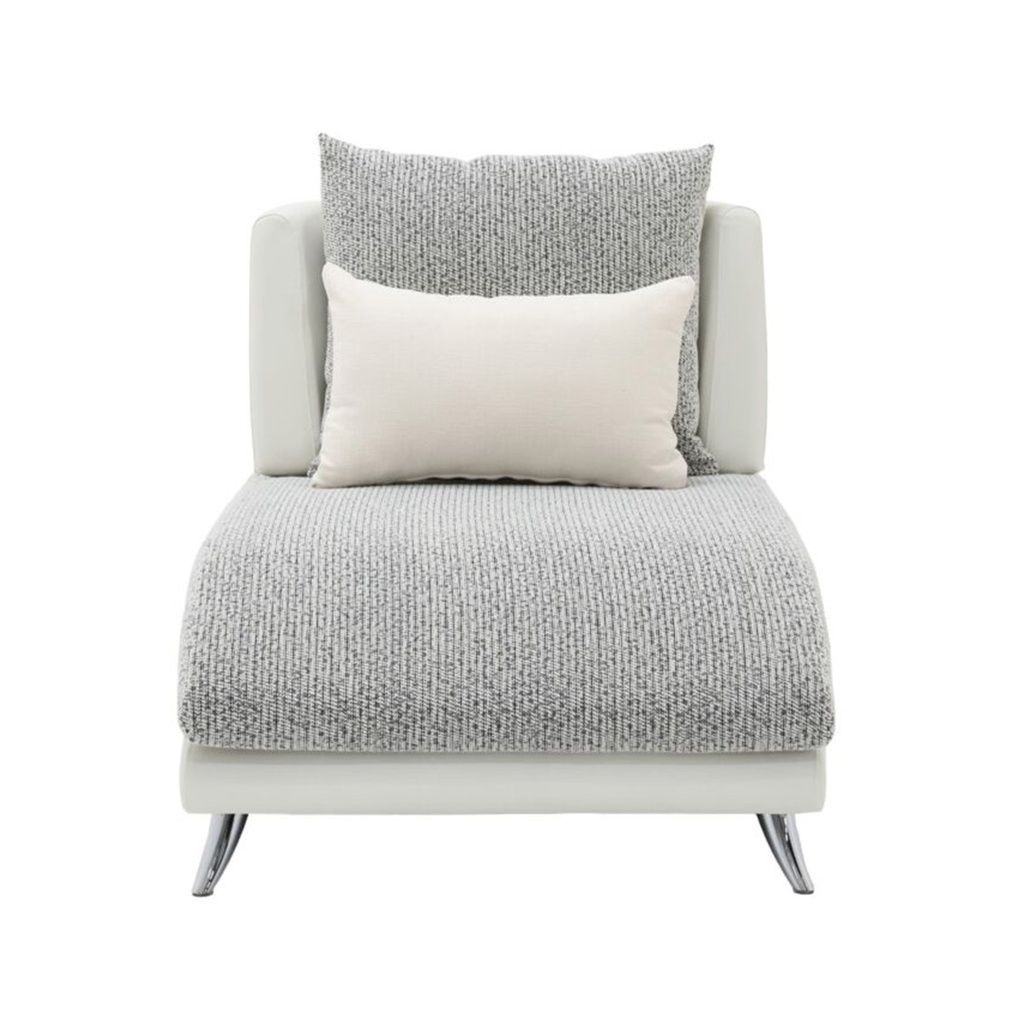 [19055589] Jelly Sofa Corner - Black/White