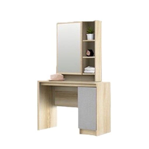 [19191915] Monteo Dressing Table DT100 - Natural Oak - Denim