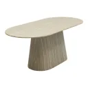 Hadayly Dining Table-180-Stone/Wood