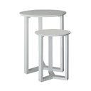 Vincent#2 End Table-White