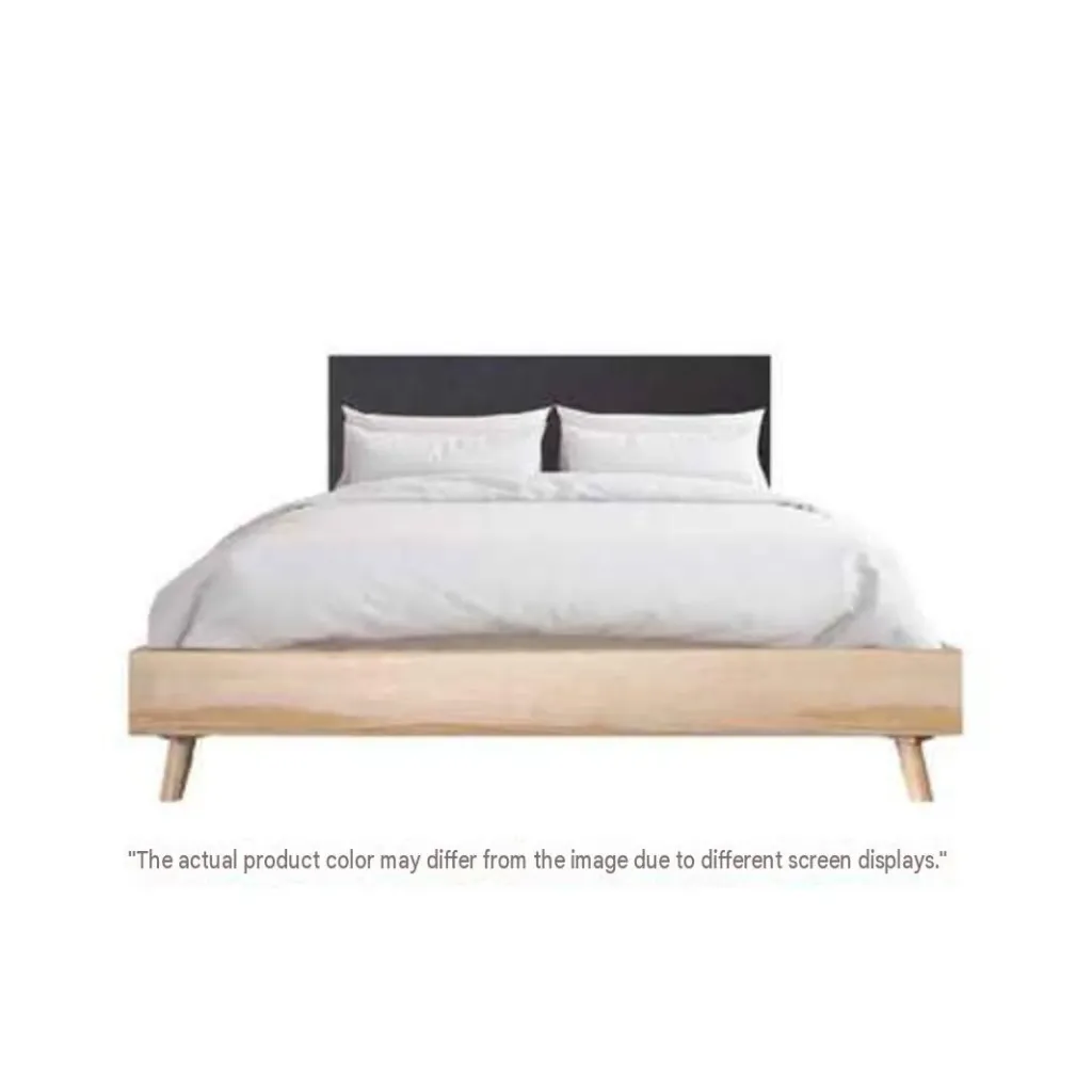 KC-Play Ibed Bed 5ft - Lindberg Oak/Grey Fabric