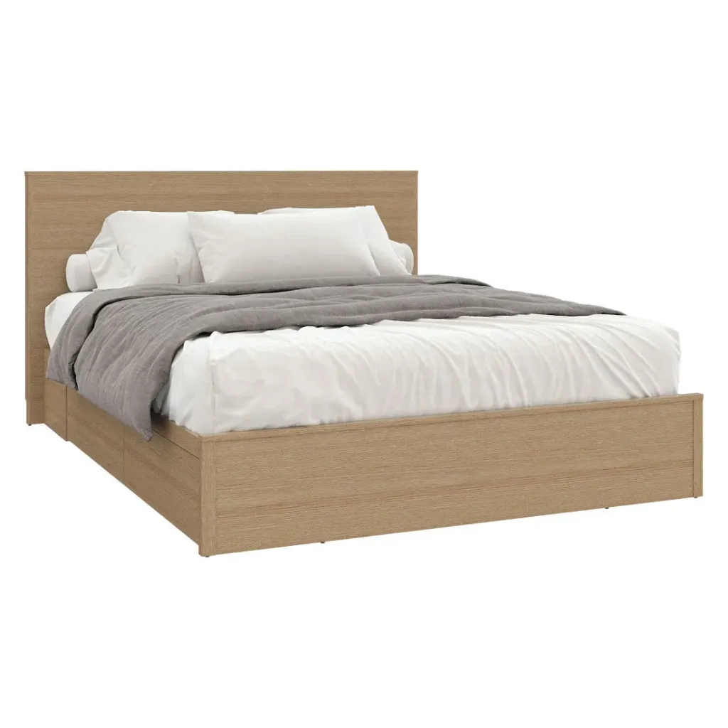 Timbur Bed BW 5ft/M-SC/Cashew Oak