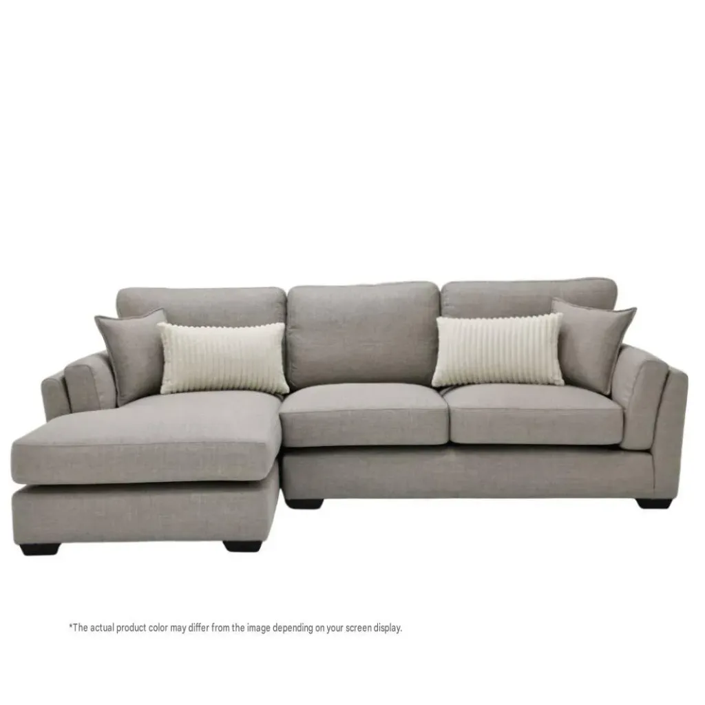 Taiki Sofa/Light Brown Fabric/Left Corner