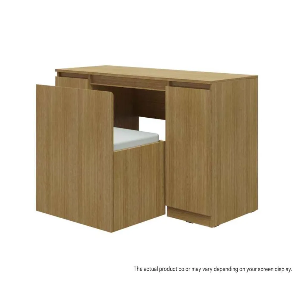 Tomo Working Desk/DK120-Chair 60/Cashew Oak