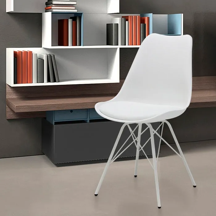 [19184621] Ashira Dining Chair - SL White