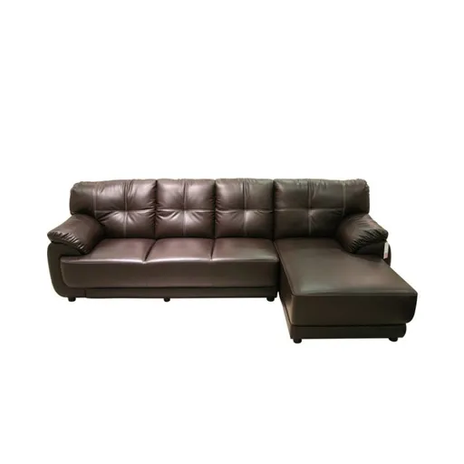 Koloze-E Sofa - SL/Dark Brown/Right Corner