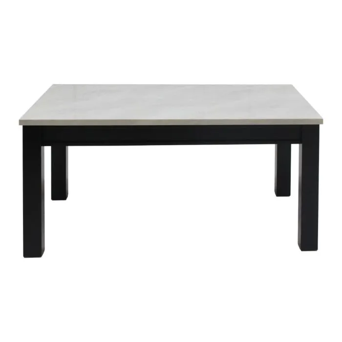 [19233742] Molina Coffee Table-C120-Artificial Stone/White/Wenge