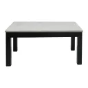 Molina Dining Table A-150 - Artificial Stone/White /Wenge