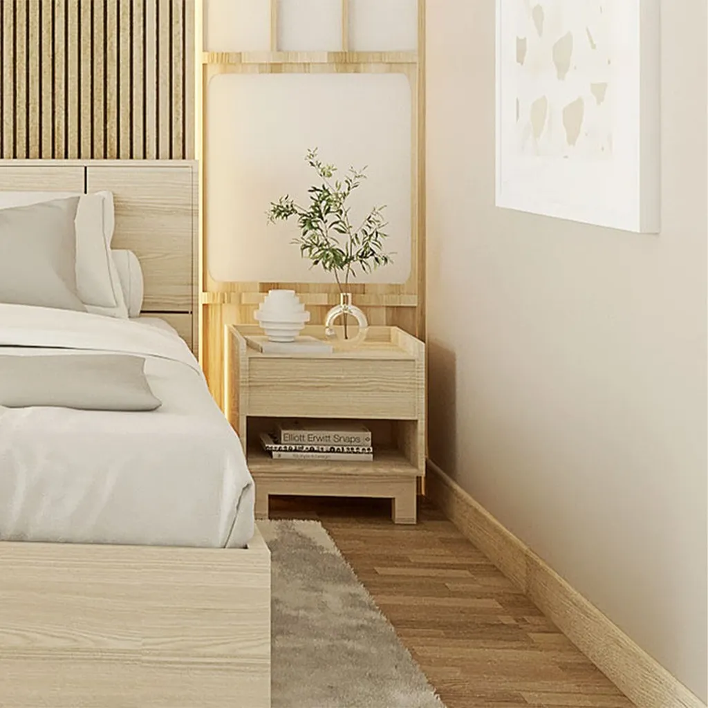Hakone Night Table NT45 - Canyon Oak