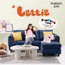 Lettie Sofa - Blue/Yellow EG86/P Yellow/PET/UC/Corner