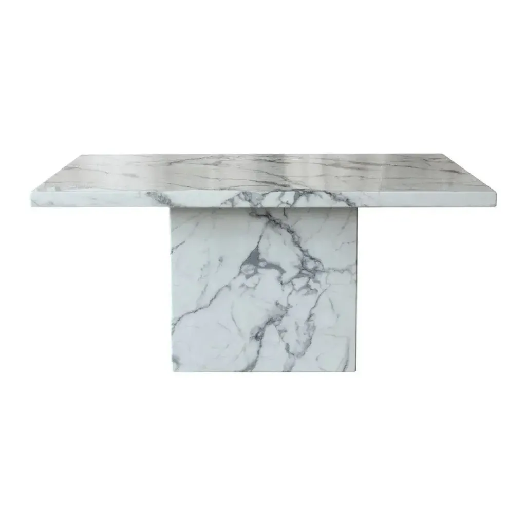 Flattinum Dining Table A160cm - Marble Statuario