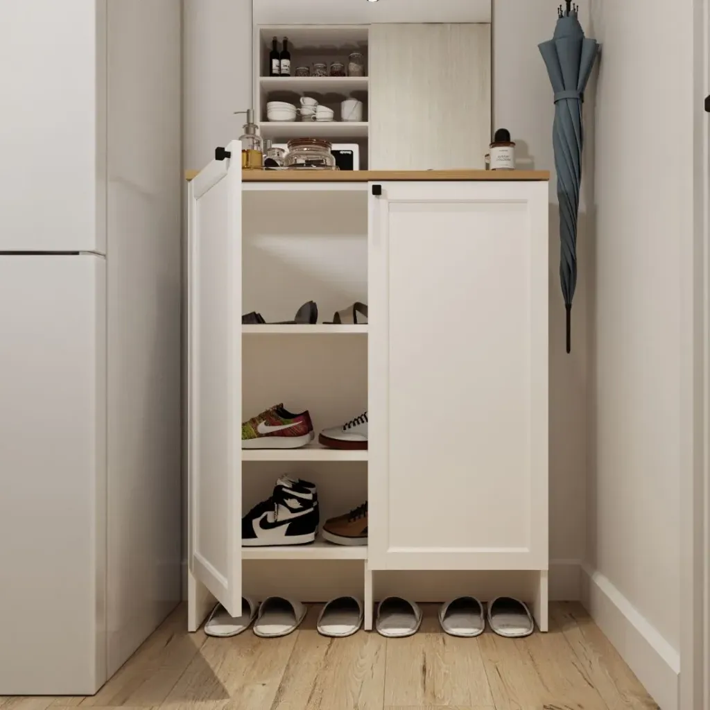 Trixx Shoe Cabinet SH80-30-100/White/BL