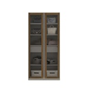 Blox Wardrobe WO100-60-210/OP-C/CLI/DoorDE04 - Legato/Glass Door