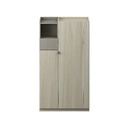 Eva Shoe Cabinet SH80-Canyon Oak/Ivory Twist