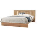 Sacha Bed 6ft - Solid Oak/White