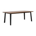 Ricotta Dining Table 200cm BN/BK