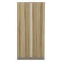 Blox Wardrobe WO100-60-210/OP-B/Clinen/DE01/Lindberg Oak