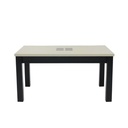 Molizia Dining Table - Plus - A150#2 - Wenge/White/Brown