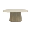 Hadayly Dining Table-180-Stone/Wood