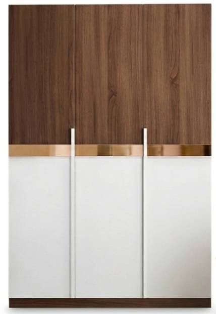 Adison Wardrobe 135/Mocha Oak/White