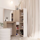 Philana Dressing Table DT100/Solid Oak/White