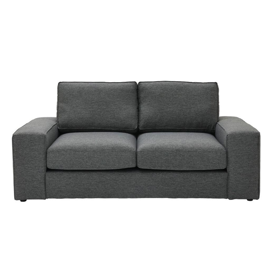 Restly Sofa 2Seater Plastic Leg/Dark Grey/LE