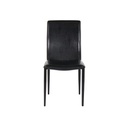 Aladin Dining Chair - PU Leather Black